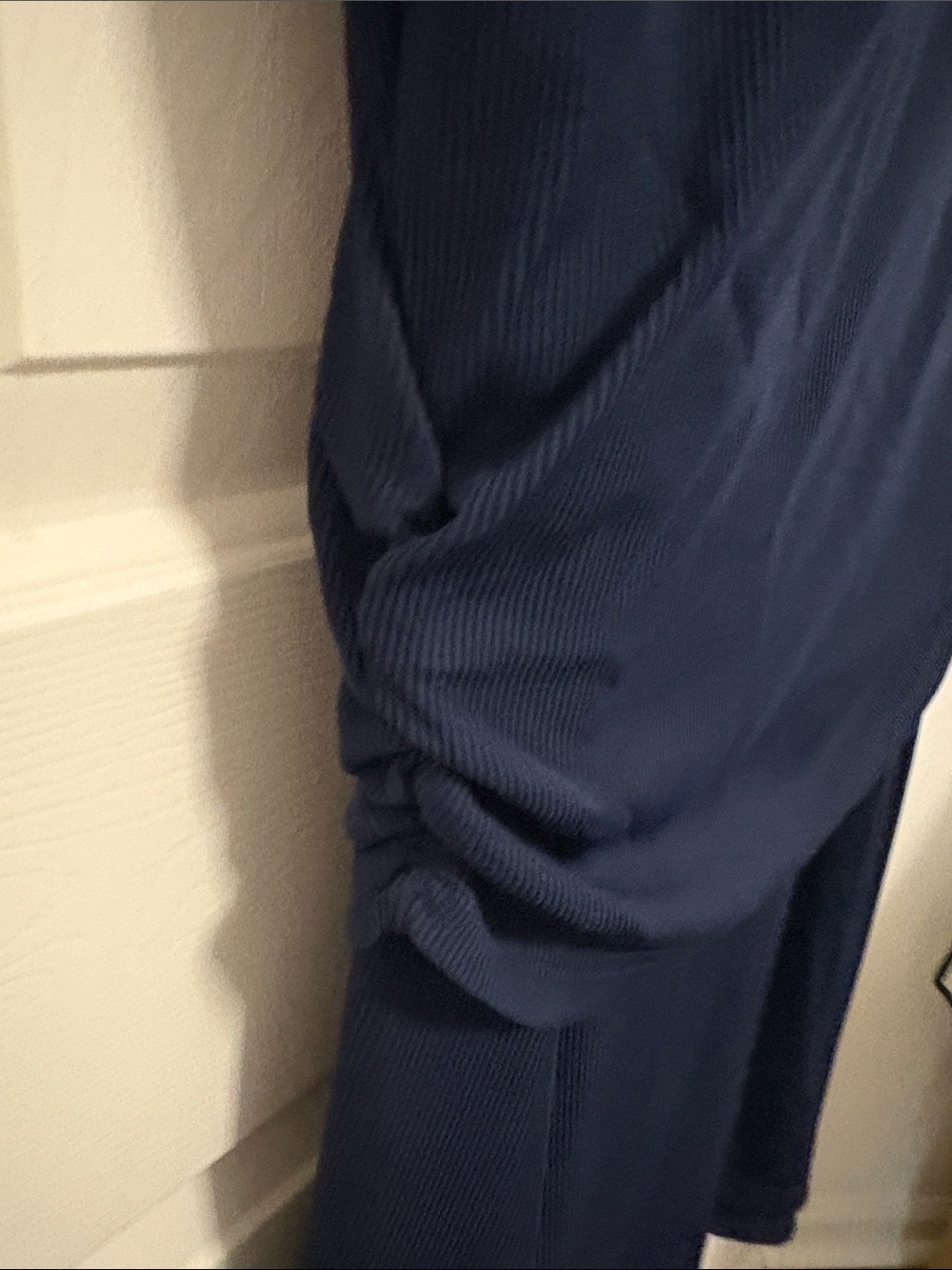 Classic Navy Short Sleeve Women's Dress Top and A line skirt NWOT